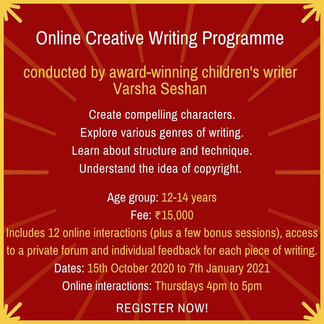 Online Creative Writing Poster 12-14 Online Creative Writing Poster 12-14